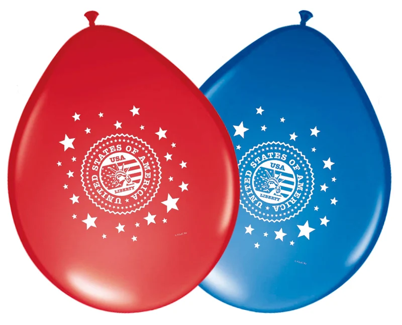 Ballonnen USA - 8 stuks