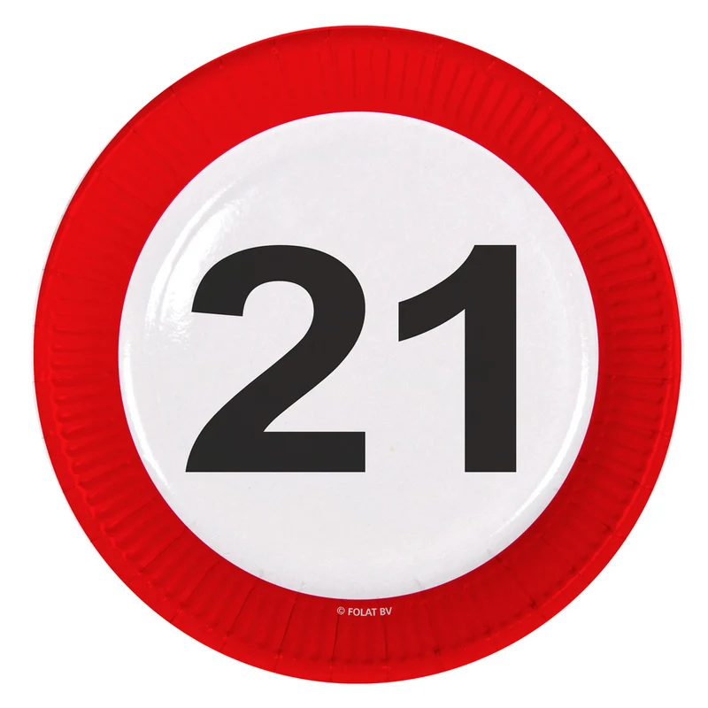 Bord Verkeersbord 21 - 8 stuks