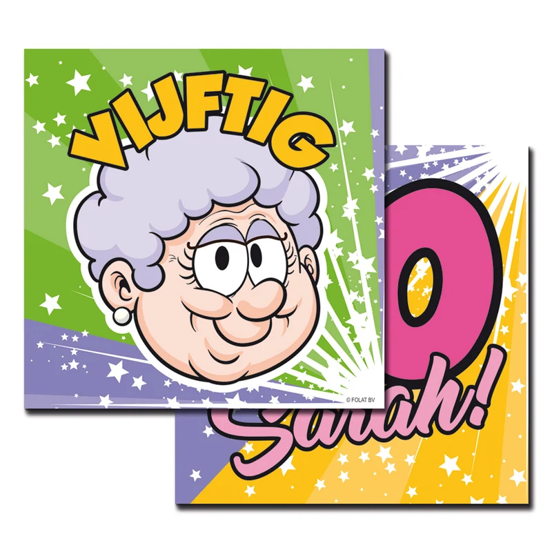 Servetten ''Sarah Regenboog'' - 20 stuks