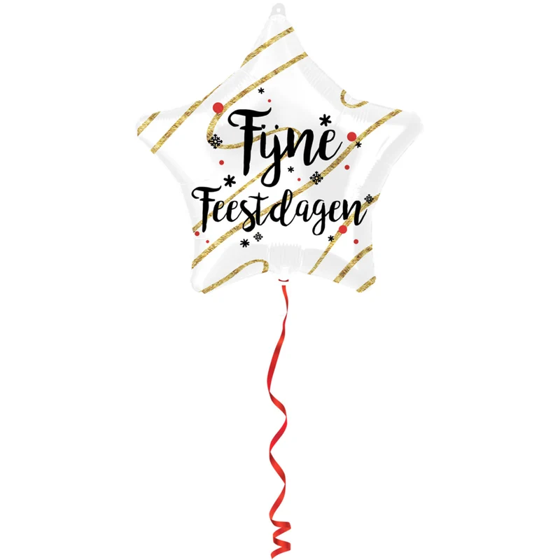 Folieballon Fijne Feestdagen S40 48cm