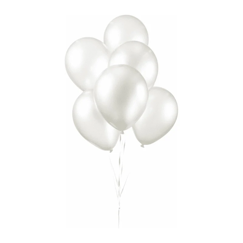 Ballonnen Parel Wit - 10 stuks - 30cm