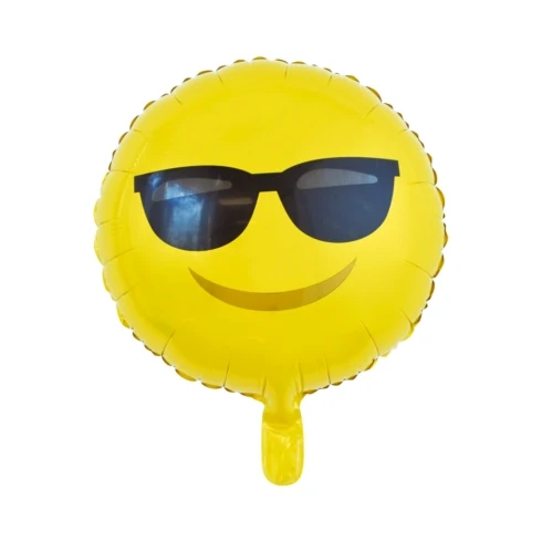 Folieballon Emoji Zonnebril - 46cm