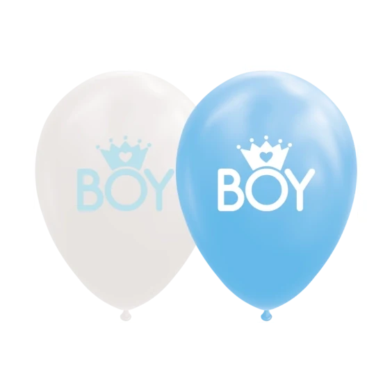 Ballonnen Boy - 8 stuks - 30cm