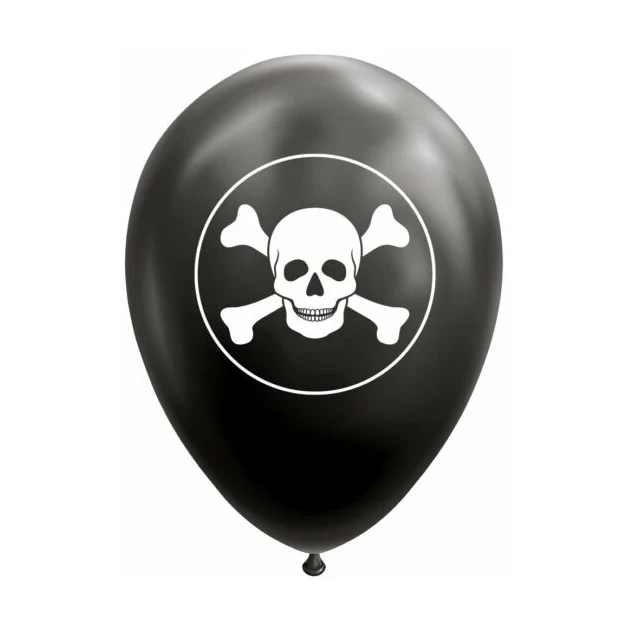 Ballonnen Piraat - 8 stuks - 30cm
