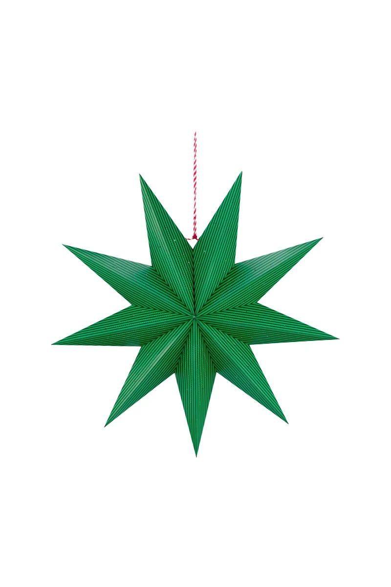 Pip Studio - Christmas Dark Green Stripe - Papieren Kerstster - 60cm