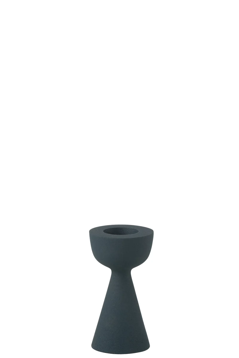 J-Line kaarshouder Cone - aluminium - blauw - small