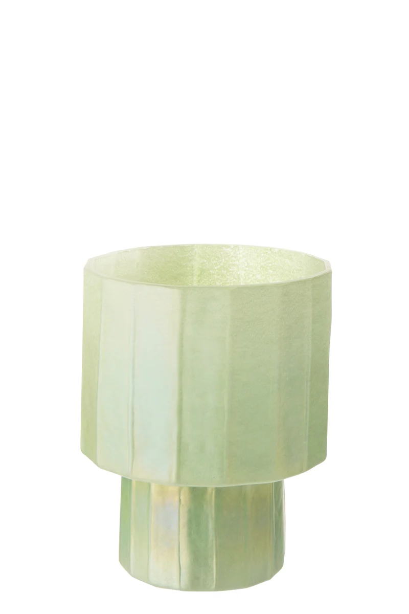 J-Line windlicht Ann - glas - groen