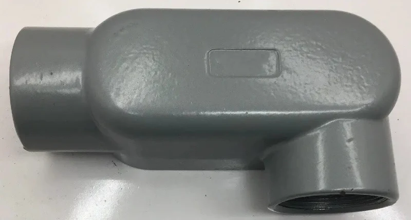 Heavy Duty Two Inch Type LR Conduit Body For Electrical Wiring Access And Easy Wire Pulling Top Notch Metal Junction Box Upgrade Your Jobsite Setup With This Rock Solid Pro Grade Electrical Fitting