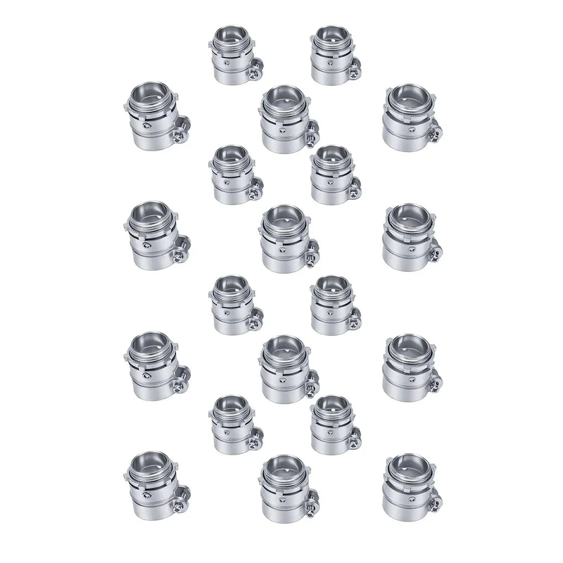 Dead On One Inch Squeeze Conduit Connector Heavy Duty Die Cast Zinc Alloy Electrical Wire Clamp Rock Solid Reliable Tough Enough For Any Job Straight Up Quality Professional Grade Cable Management Solution Built To Last