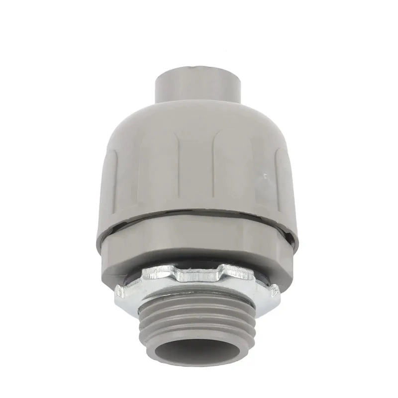 Rock Solid 150 Pack Liquid Tight Straight Connectors For 1/2 Inch Flexible Electrical Conduit With 180 Degree Turn And Heavy Duty Pvc Iron Frame For Plug And Play Wiring Setup