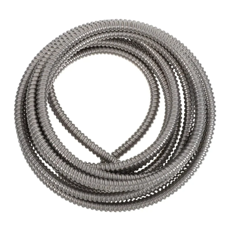Top Notch Flexible Stainless Steel Wire Loom Sleeve For Heavy Duty Cable Management Easy Bend Rust Proof Electrical Conduit Guard With Killer Flex And Smooth 5 Mm Inner Diameter For Hot Rod And Truck Wiring Projects