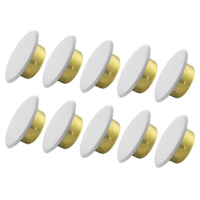 10 Pcs Universal Fire Sprinkler Concealment Cover Plates Thick Iron Decorative Pipe Caps Zero Fuss Install Knockout Ceiling Finish Dead Simple Snap In Setup Upgrading Your Space The Right Way