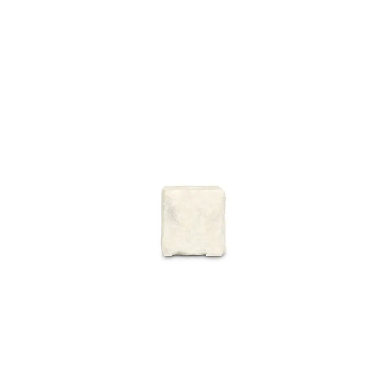 S|P Collection - Kandelaar 8x8xH8cm marmer wit Opus