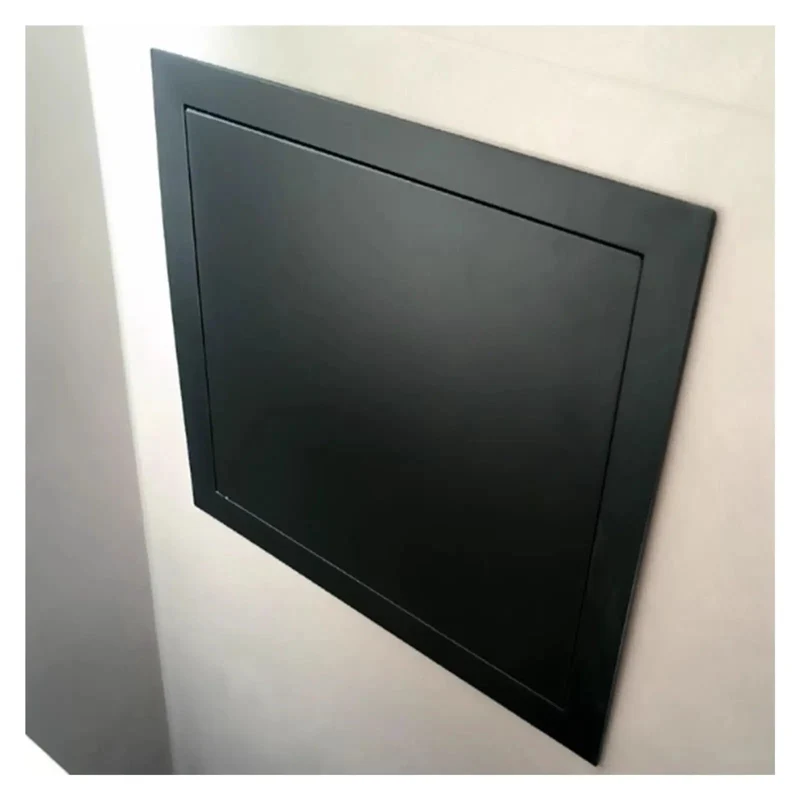 Rock Solid Metal Access Panel For Drywall And Drop Ceilings Matte Black Inspection Door Hatch With Seamless Rust Resistant Steel Build For Zero Fuss Upkeep And Speedy DIY Fixes That Swing Smooth Daily