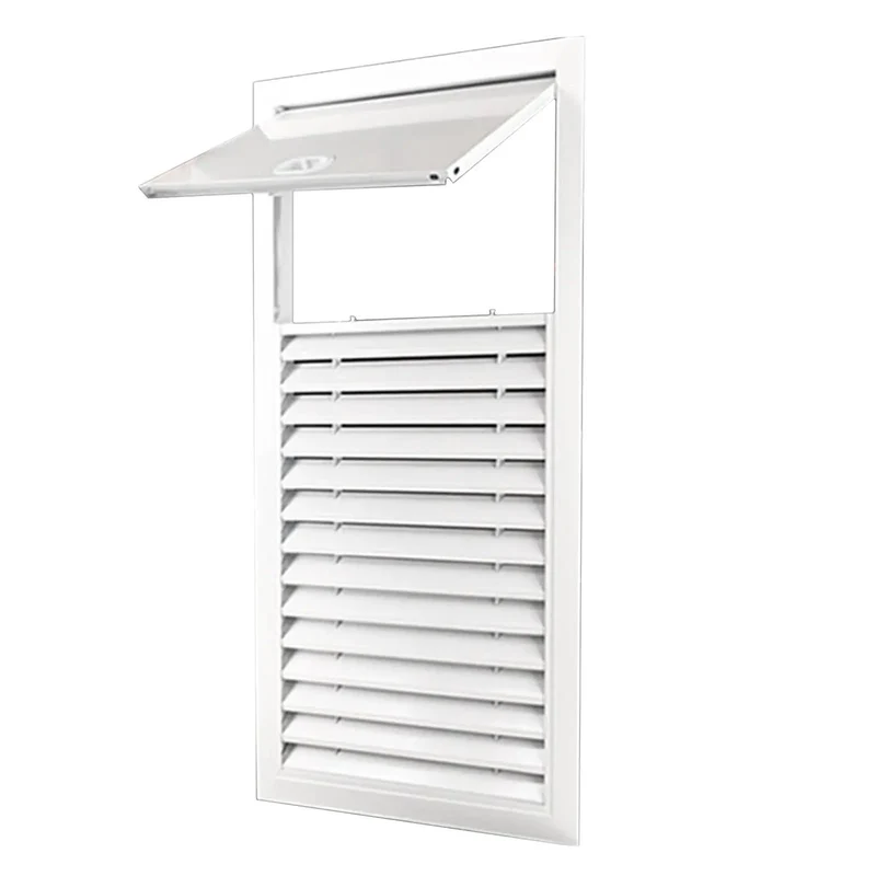 Heavy Duty Aluminum Louvered Vent Access Panel Custom Cut Sizes For Drywall Hatch Slick Finish No Sweat Install Snug Fit Air Cover For Plumbing Runs And Hvac Work