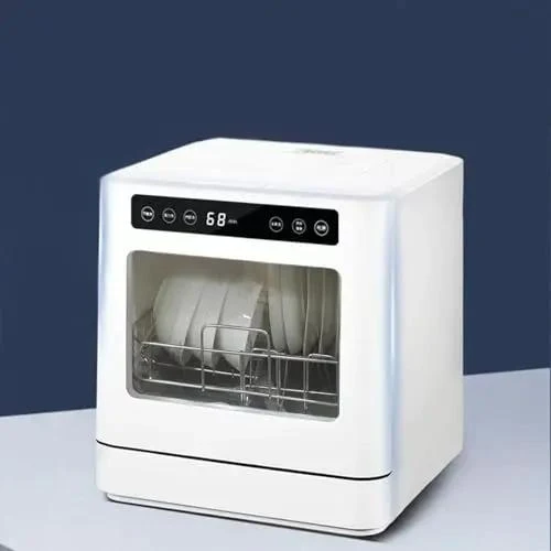 Portable Countertop Dishwasher With 8 Place Settings And 5 Wash Cycles Plug And Play Compact Counter Saver That Cleans Like A Dream With Zero Hassle Setup And Heavy Duty Sanitizing For Daily Grind