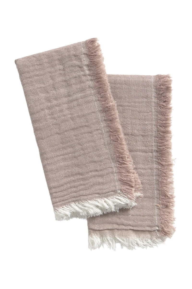 Calma House Servet (set van 2 stuks) Layer2 - Steenkleur - 45x45