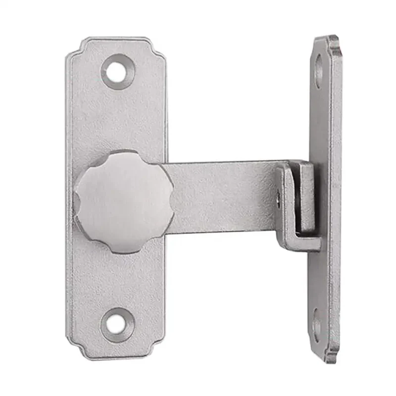 Rock Solid Stainless Steel Gate Latch Featuring 90 Degree Security Lock Built Tough As Nails For Sheds And Rugged Outdoor Door Hardware That Holds Up Like A Champ Without Drama