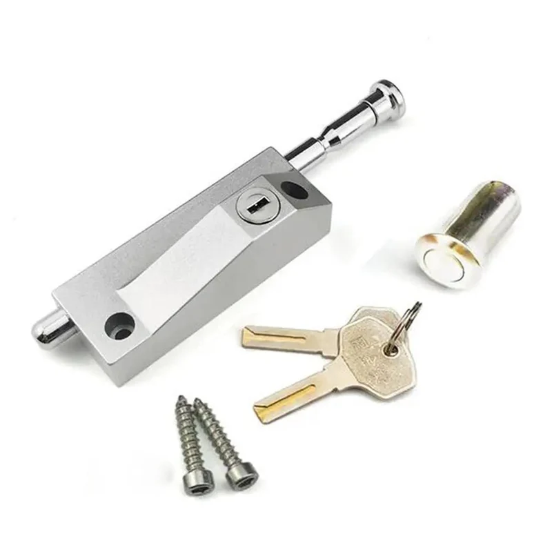 Tough As Nails Surface Mount Door Lock With Heavy Duty Spring Bolt And Built Like A Tank Zinc Alloy Build For Secure Driveway And Garden Gate Anti Theft Protection For Outdoor Use