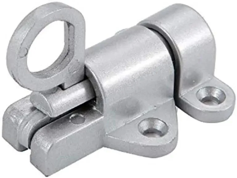 Dead Tight Automatic Sliding Door Lock Spring Bolt Latch Heavy Duty Aluminum Alloy Home Gate Window Safety Catch Smooth Pull Ring Setup In No Time Keep Your House Locked