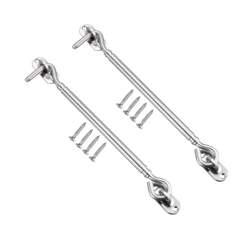 Heavy Duty Stainless Steel Gate Hook Latch And Door Window Snap Lock With Mounting Screws Delivers A Dang Secure Grip And No Sweat Setup You Really Gonna Love