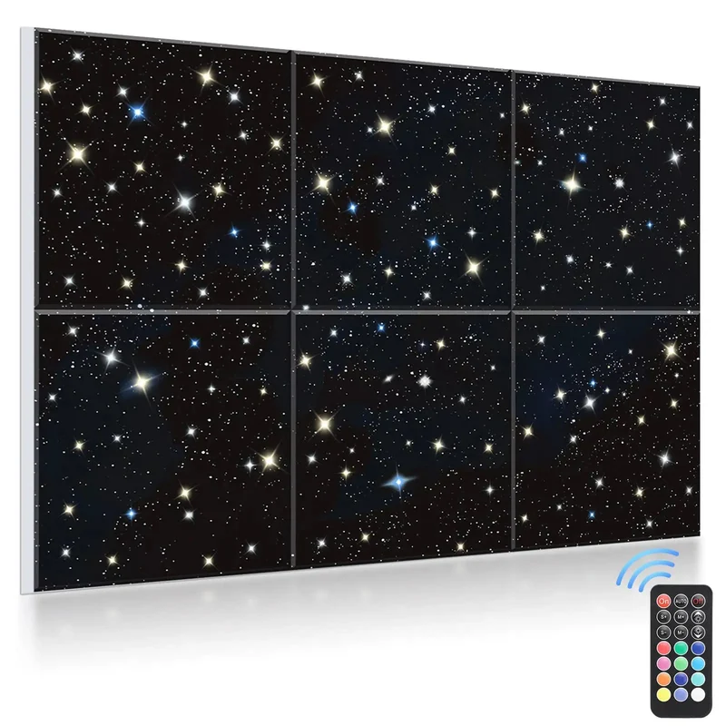 Large Self Adhesive Soundproof Acoustic Wall Art Panels With High Definition UV Print And Stylish Abstract Design For Bedroom Living Room And Home Office Easy Diy Installation No Drilling Required 72 By 48 Inches 6 Piece Set Totally Chic