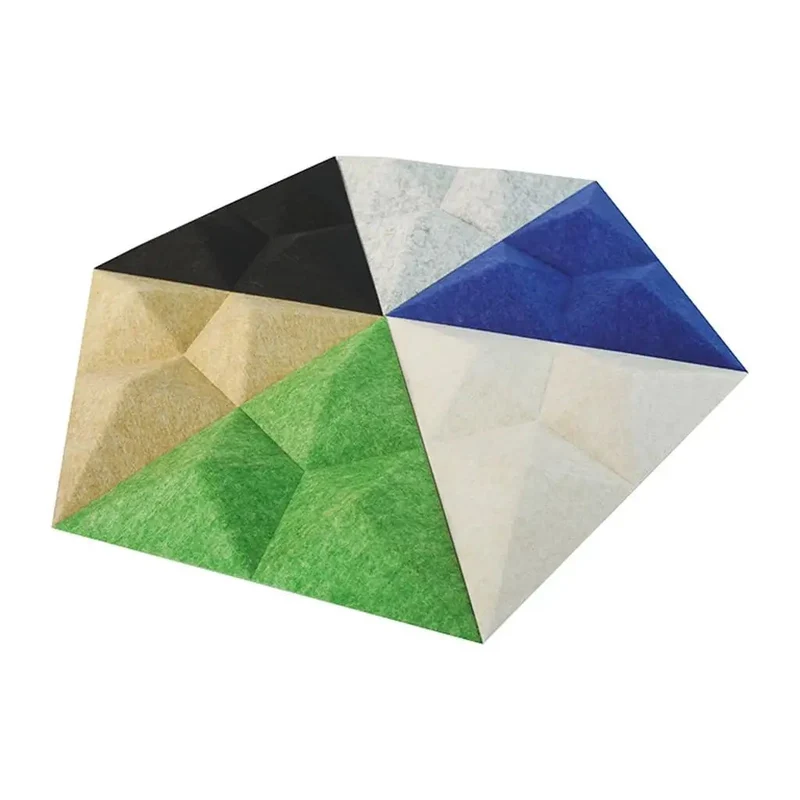 Kick The Echo To The Curb With These Top Shelf Hexagon Acoustic Panels High Density Polyester Sound Dampening Wall Tiles Brag Worthy For Studio Or Office Makeovers