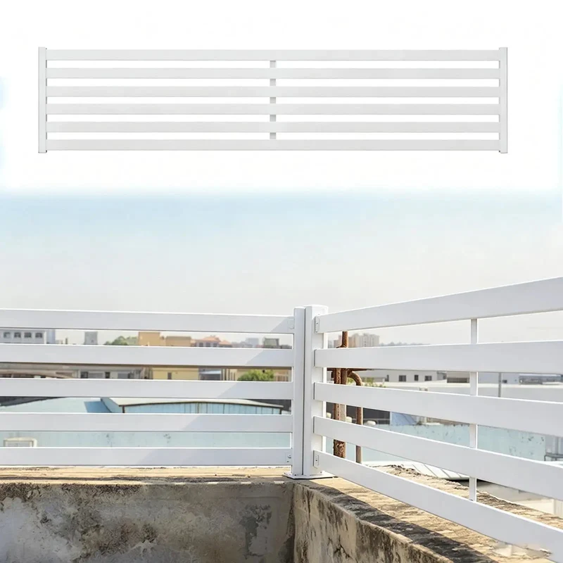 Top Shelf Outdoor Balcony Guardrail With Custom Length Aluminum Panels Built Like A Tank For Patios Gardens And Retaining Walls Matte Finish That Takes The Heat Without Breaking A Sweat Drop In Setup For Any Backyard Space Right Now