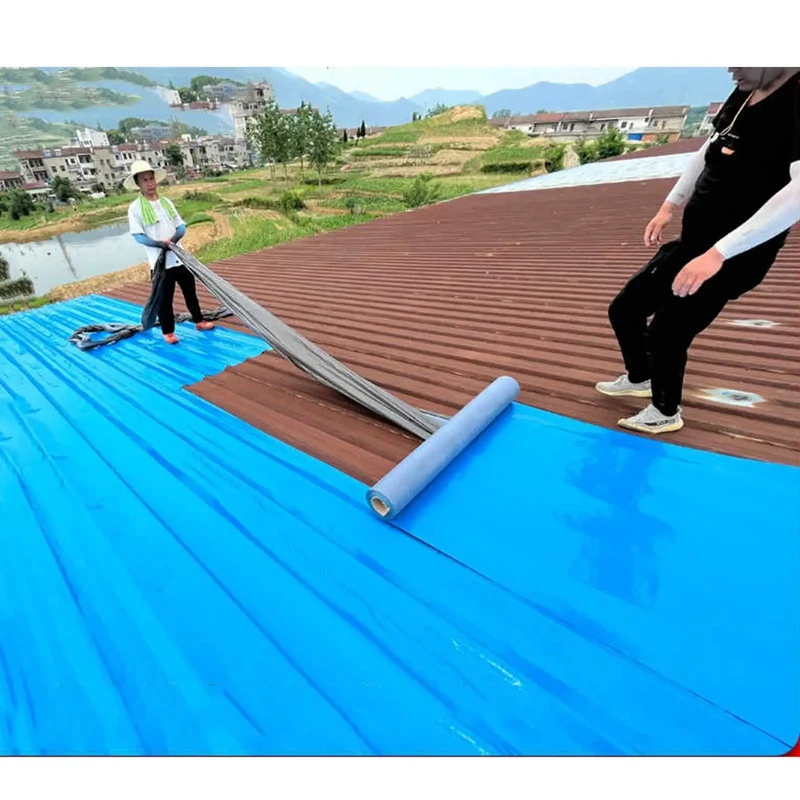 Tough As Nails Blue Self Adhesive Roof Leak Stopper Tape For Asphalt Shingles And Underlayment Joint Sealing With Rugged Aluminum Foil Surface And Snug Fit Self Stick Adhesion That Halts Every Drip Instantly